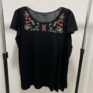 Torrid Size 5 cap sleeve blouse. Never worn.